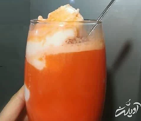 آب هویج بستنی